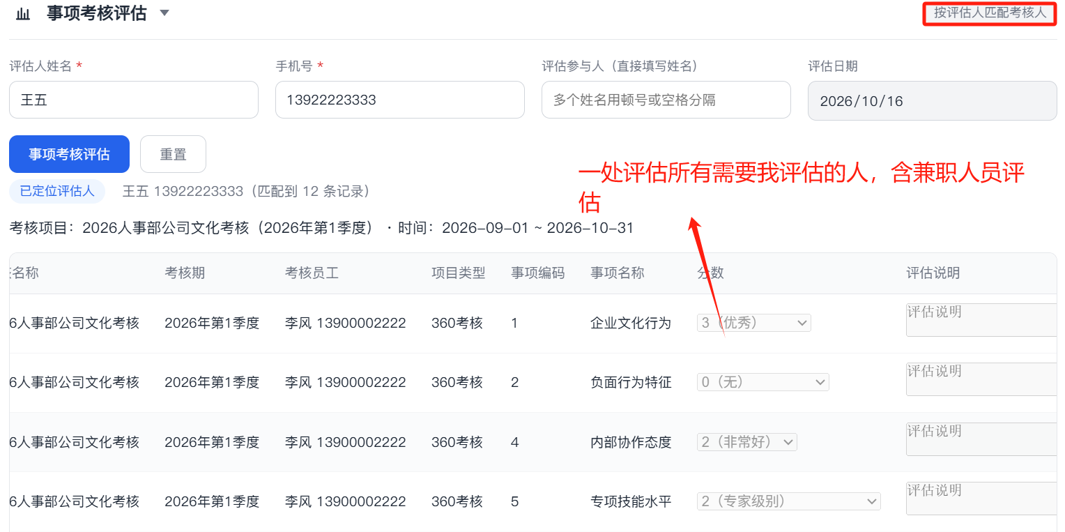 评估一页完成